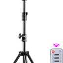 DJ Lights with Stand,5 in 1 Dj Lights for Parties Disco Ball Stage Party Light Set with Sound Activated Control, UV,Strobe, Dyeing, Led Par Light and Pattern Lighting for Bar Wedding Christmas-1PC