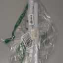 White Tension Curtain Rod for Windows 28 to 48 inch, Adjustable Expandable Pressure Spring Curtain Rod No Drilling, 7/8" Curtain Rod for Bedroom Doorway Closet Door