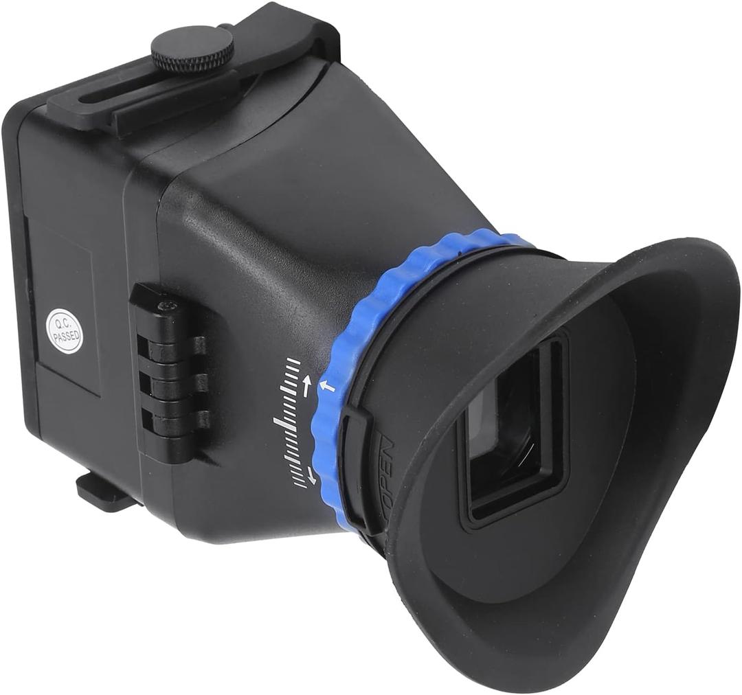 Viewfinder, Offers 3X Magnification for 3in/3.2in LCD Screen, Viewfinder for Camcorders and DSLRSLR Cameras, Also Functions As a ScSunshade Hood