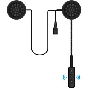 Motorcycle Bluetooth Helmet Headset with MIC Automatic Answering,Wireless Bluetooth Motorcycle Headset Outdoor Sports Internally Installed Music Player Speakers Hands Free Black