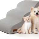 Dog Stairs for Small Dogs and Cats,3-Step Pet Ramp for Couch,Chair