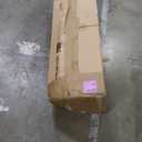 Rolanstar Full Size Bed Frame with LED Lights and Charging Station, Wood Storage Headboard and Under Bed Storage, Metal Platform, Noise Free, No Box Spring Needed, Balck Oak