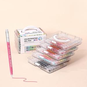 Ddaowanx Acrylic Colored Gel Pens Set, Quick Dry 0.6mm Fine Point Gel Pens for Adult Coloring Books, Drawing, Journaling, Art Supplies and DIY Crafts (45 Colors)