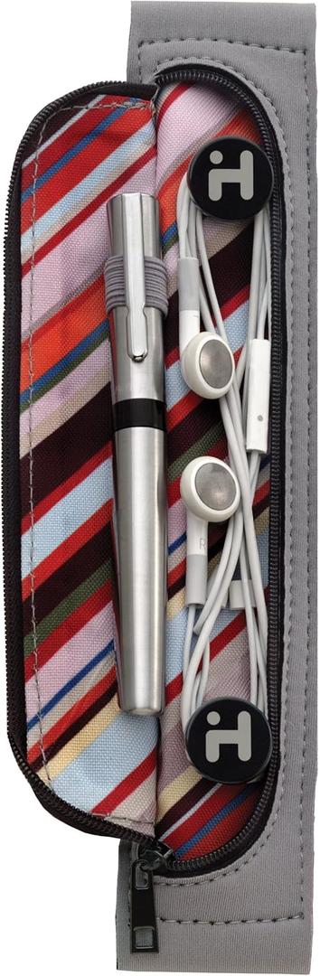 iHome iB520GM SmartBand Smart Cover for iPad2 (Red/Black stripes)