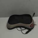 Papillon Shiatsu Back Massager with Heat, Deep Tissue Massage Pillow for Neck, Shoulder, Foot & Lower Back Pain Relief, Electric Kneading Massager for Home, Office, Car-Gifts for Mom, Dad, Men, Women (Gray)