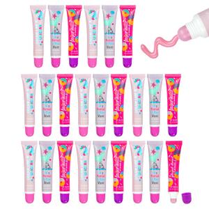8pcs Flavored Lip Gloss for Kids and Teens - Unicorn Themed Lip Gloss in Assorted Fruity Flavors, Unicorn Gifts for Girls, Teen Girls Party Favors, Non Toxic Makeup
