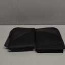 Car Seat Protector, 2 Pack Carseat Protector with Thick Padding, Baby/Pets for Child Car Seat-Mesh Pockets-Waterproof-Universal Size(Black)