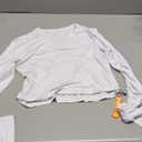 Dwnval Women's Long Sleeve Crop Tops Y2K Crewneck Cute Sexy Slim fit Cropped T Shirts (Medium)