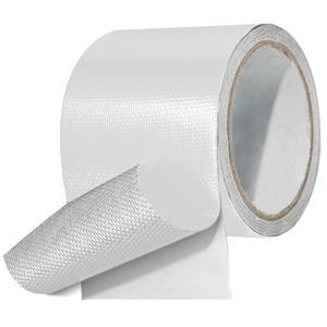 Tikfoam Waterproof Repair Tape for Fabric, Awning, RV Roof, Underbelly, Tarp, Tent, Sail and Boat Cover Outdoor Repair Patch, Heavy Duty, UVproof, Multipurpose White