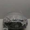 Wonderful 3 Pieces Fluffy Faux Rabbit Fur Bubble Comforter Set Queen Size, Tie-Dyeing Multiple Grey Plush Fuzzy Bedding Set, Warm Soft Bubble Comforter Bedding Set for Winter