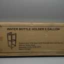 5 Gallon Water Jug Holder with Top Shelves, Natural Solid Wood Water Dispenser Stand 31"H, 3-Tiers 5 Gallon Water Jug Stand, Water Cooler Jug Rack, 5 Gallon Water Bottle Holder with 2 Slot & Top Shelf