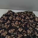 Womens Summer Flowy Shorts Casual Boho Floral Skorts Ruffle Mini Skirts Running Tennis Chiffon Butterfly Shorts, Size Large