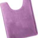 Nestl 1 Contour Bath Rug, Absorbent Memory Foam Bath Mat Bathroom Rug, Lavender Dream, 24"x20"