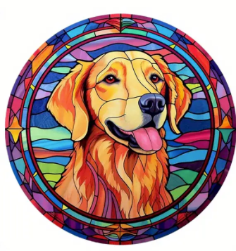 Christmas Ornament, Christmas Decoration, Holiday Present Golden Retriever