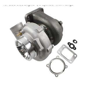 Universal Turbocharger Compatible with GT35 GT3582 T3, Turbo Charger AR.70/63 600HP Boost for 2.5L-6.0L Engine 4/6 Cylinder with Flange