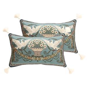 bilin gaier Vintage Floral Pillow Cover 1818 Inches,Small Square Linen Body Pillowcase with Zipper,Fall Pillow Covers Decorative for Home Couch Christmas Sofa Bed Chair Car Living Home-Burgundyred