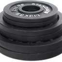 BalanceFrom Cast Iron Olympic 2-Inch Plate Weight Plate for Strength Training, Weightlifting and Crossfit, Multiple Packages