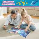 Princess Floor Puzzles for Kids Ages 4-6, 47 Pieces Pretty Princess & Sea Jigsaw Puzzles for Kids Girls Ages 3-5, Learning Educational Floor Puzzles Toys Great Gifts