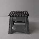 Honey-Can-Do TBL-02977 Folding Step Stool with Anti-Slip Surface, 12.8-Inch,Multicolor, 300 lbs