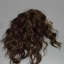 UDU 11" Hair Topper for Women with Thinning Hair, Natural-Looking Wiglet, Lightweight & Add Volume Hairpiece for White HairRoots Cover, Changing Hairstyle, Trendy and Comfortable Design (Dark Ash Brown with Highlights)