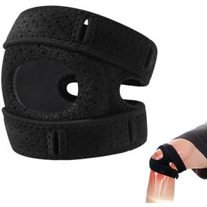 Knee Brace for Women Men,Patellar Pad Realign Knee Joint While You Move, Adjustable Tendon Support Sleeve Braces for Meniscus,Osteoarthritis, Orthopedic, Knee Support for Athletes (Black-2 Pack) Size L