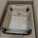 Anchor Hocking Oven Basics Cake Dish & 3 Quart Baking Dish Value Pack  Tempered Glass for Even Baking, Oven Safe, Microwave Safe, Made in USA