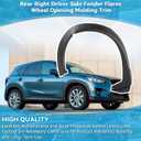 Rear Right Side Wheel Fender Molding Trim Compatible with Mazda CX-9 2016-2023# TK48-51-W50F TK48-51-W50H TK4851W50F TK4851W50H Rear Right Wheel Arch Molding