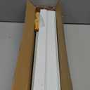 Open Slot Wiring Raceway Cable Duct, 123in Cable Management Channel Cord Track,Desk Wire Channel, Under Desk Cable Management to Hide Cables, Wires for Computers (White, 1.18" Hx1.57"W, 15.4''L(8 Pc))