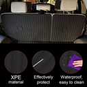 BestEvMod for Ioniq5 Cargo Liner Second Row Seats Back Cover Mat All Weather Rear Seat Protector Pet Mat XPE Material Compatible with Hyundai Ioniq 5 2026 2025 2024 2023 2022 Accessories