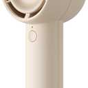 JISULIFE Mini Portable Fan-Bladeless Safe Design, Powerful Turbo Handheld Fan with 3 Speeds, USB Rechargeable, Small Pocket Design for Travel/Lash, Gifts For Girls/Women