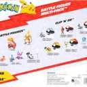 Pokmon Battle Figure 6 Pack - Features 2-Inch Pikachu, Joltik, Galarian Darumaka, Riolu, Chikorita and Cleffa Battle Figures