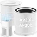 AP301 AP302 HEPA filter Replacement, ONLY for Dayette AP301 AP302 Air Purifier, NOT FOR AP401 AP402 Air Purifiers