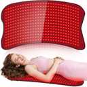 Red Light Therapy for Body, 31.5'' 24'' Eligible Red Light Therapy Pad, Dual Chip Grade 420 LEDs 660nm & 850nm Light Therapy Mat with Timer Remote Control