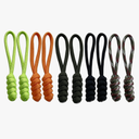 Zipper Pull Charm 3" Handmade Lanyards Keychain Backpack Lanyards Pull Hand Woven Pull Cord Zipper Paracord Pull Tab 10 Set(5 Colors)