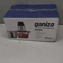 Ganiza Food Processor, 2-Speed Food Chopper Meat Grinder with 8 Cup Stainless Steel & 8 Cup Glass Bowls, Upgraded Button & Smart Overheat Protection Light - Includes Clean Brush, 2 Sets of Blades (Silver)