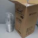 16 oz 100 Pack Clear Plastic Cups with Lids, Sturdy Iced Coffee Cups with Sip Lids, Disposable Food Safe Smoothie Cup for Cold Drinks, Juice, Milkshake