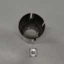 2 to 2 inch Exhaust Adapter with Clamp Stainless Steel, 2" ID to 2" ID Exhaust Reducer Connector Pipe with Clamp