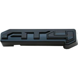 1pc AT4 Grille Emblem 3D Badge Compatible with 2024-2025 GMC Sierra 2500HD 3500HD AT4 (Glossy Black)