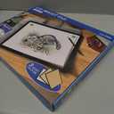 Rechargeable A3 Diamond Art Light Board with Carry Bag, 5600 Lux Tracing Light Box with Side Physical Buttons, 3 Colors & 6 Levels of Brightness, LED Light Pad for Diamond Painting, Weeding Vinyl (Black)