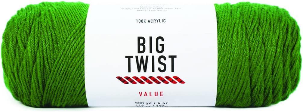 Craftz Worsted Yarn (Forest Green, 100% Acrylic, 6 oz, 380 yards)