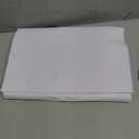 Waterproof Zippered Plastic Mattress Protector Encasement, Vinyl Mattress Bed Cover Proof (Full Size) White