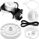 Upgraded W10913953 Washer Shift Actuator W10721967 Washer Pulley Clutch Kit W10006384 Drive Belt for Whirlpool Maytag Replaces 49tyz-E120a1 W11481722 W10815026 50sm21-1-221b MVWX655DW1 Parts