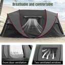Instant Pop Up Camping Tent, 4-6 Person Tents,Automatic Set Up Tent in 3 Seconds,Waterproof Sunshade Family Tent,Portable Lightweight Dome Tent for Outdoor Camping,Hiking,Travel & Beach