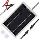 ECO-WORTHY Solar Battery Charger 12 Volt Waterproof Portable Power Solar Panel Solar Trickle Car Battery Charger Maintainer for Car Truck Boat RV Motorcycle Marine Trailer BatteryPlug and Play (2.5W)