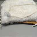 Cat Hammock with Industrial-Grade Suction Cups - Solid Pine Wood Seat, Soft Cushion - 42 lb Capacity (Medium, Brown/White)