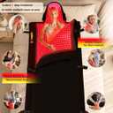 Red Light Therapy Mat Full Body 83" x 33", 2710 LEDs, 660&850nm | Easy-Clean TPU, 3 Light Modes, 5 Intensity Levels, Skin-Friendly for Everyday Home Use