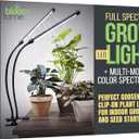 Bloom Lume LED Grow Lights for Indoor Plants Full Spectrum - Features Multi Mode Color Spectrums, Dimmable, Auto Timer, Clip on Goosneck Plant Lamp
