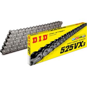 Did Chain 525VX3X120ZB 525VX3 X-Ring Series Chain - 120 Links - Natural