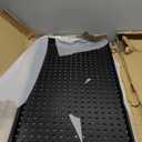 VEVOR Metal Pegboard Panels, 32" x 16" Pegboard, 2 Panels, Heavy Duty Steel Peg Board Wall Organizer, for Living Room Garage Tool Storage Workbench Office Organization Craft Room Kitchen Home, Black