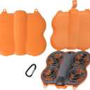 Neo 2 Carrying Case, Portable Travel Case Protective Compact Storage Bag for DJI Neo 2 Drone Accessories (Orange)